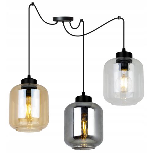 MODERN ELEGÁNS FÜGŐLÁMPA ÜVEGBURÁVAL 146824332