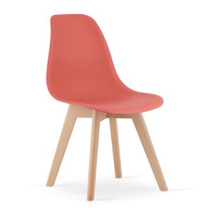 Krzesło KITO cynober / nogi naturalne x 1 146824530 - Étkező szék