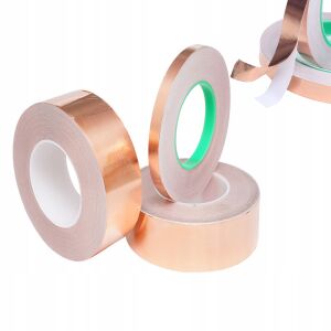 Rézszalag 20 mm x 50 m (0,05 mm vastag) - egyoldalas vezetőképes