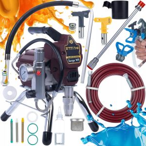 Zenthril Zenthril Surge WF festőgép, 1800W 20Mpa 0.019"", 2L/perc, EasyPerformance sorozat + 50cm-es lándzsa + 3x szűrő: 30, 60, 100 + tömítés + fúvóka 519 146826752 - Építkezés & Felújítás
