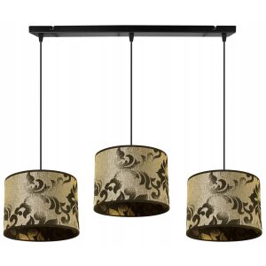 FÜGŐLÁMPA, MENNYEZETI CSILLÁR, LÁMPABÚRA, ARANY MINTÁVAL 146827422 - Lámpa & Világítás