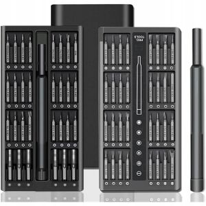 63 az 1-ben precíziós csavarhúzó készlet fém tokban