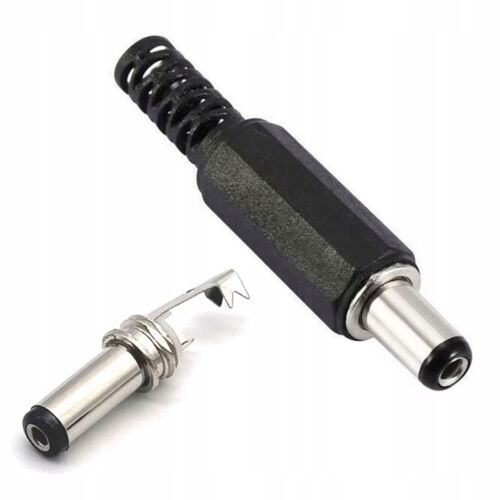 DC anya csatlakozódugó 5.5/2.1 mm, vezetékre forrasztva 146827820