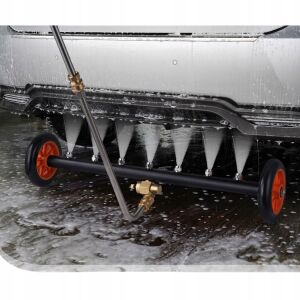 Futóműmosó lándzsa kerekeken 1/4" gyorscsatlakozóval - 7 fúvóka lyukkal