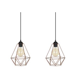 Eredeti LOFT retró Edison réz függőlámpa 146829264 - Lámpa & Világítás