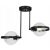 Modern fekete Light-Home HAGA RING függőlámpa
