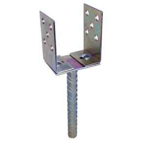 ÁLLÍTHATÓ OSZLOPATALP 0-165MM RÚDHOZ, FEHÉR HORGANYZOTT - LBS 60-140