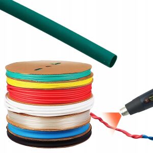 Zöld zsugorcső 20 mm 1 m