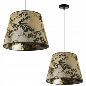 FÜGŐLÁMPA, MENNYEZETI CSILLÁR, LÁMPABÚRA, ARANY MINTÁVAL 146830914 - Lámpa & Világítás