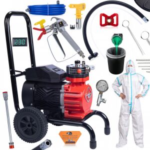 Rosfix Red Strong Storm 1100 RSS05 3500W 22MPA 18L/perc Festőberendezés + Overall + Tisztítópálcák + Festékszűrő zsák 146830925 - Építkezés & Felújítás