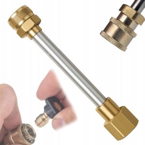 QRC-EasyLock TR22F KärcherConnect - Női toldó | QRC 1/4 | Menet TR22 x 1,5 | Kärcher EASY!Lock habpisztolyokhoz és lándzsákhoz | Sárgaréz kivitel