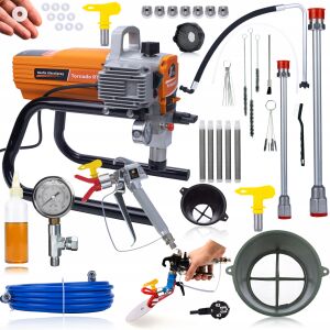 Rosfix Tornado RT1 UltraSpray 1800W festőkészlet lándzsával, tisztítókészlettel, szűrőkkel, színvágóval és festékszűrővel 146831690 - Építkezés & Felújítás