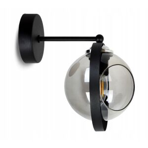 MODERN ÜVEG FALI LÁMPA GRAFIT GYŰRŰ