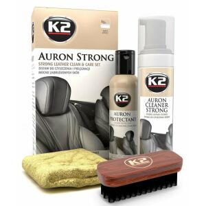 Bőrtisztító és ápoló készlet, Auron Strong K2 146835041 - Autóápolási eszköz