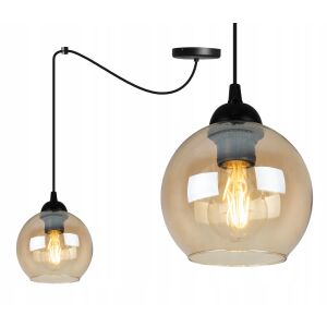 ELEGÁNS PÓK FÜGGŐLÁMPA ÜVEGBURKOLATTAL