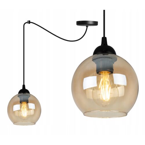 ELEGÁNS PÓK FÜGGŐLÁMPA ÜVEGBURKOLATTAL 146836105