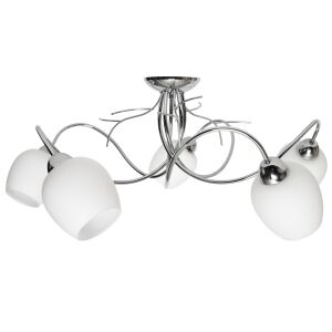 MODERN BÁJOS MENNYEZETI LÁMPA, KRÓM