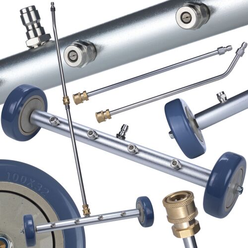 Alvázmosó lándzsa 275 bar 4 fúvóka 40°-os gyorscsatlakozó 1/4” 2 lándzsa 146837025