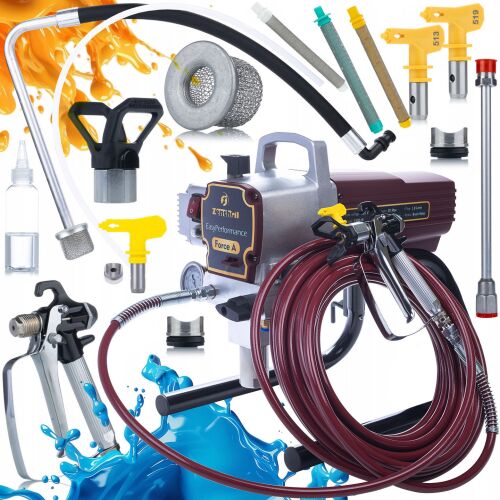 Zenthril Zenthril Force A 1500W 20Mpa 0.019" festőegység, 1.8L/perc, EasyPerformance sorozat + 2x fúvóka 513, 519 + 3x szűrő 30, 60, 100 146837720