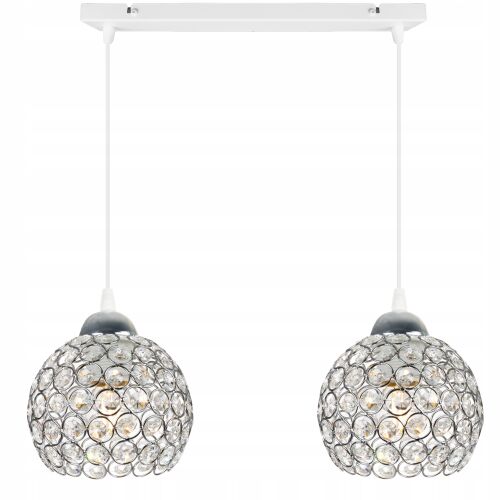 KRÓM FÜGGŐLÁMPA MENNYEZETI LED CSILLÁR KRISTÁLY 146837738