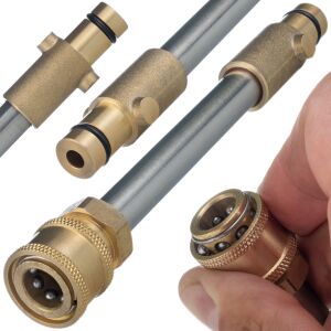 Szórószár/adapter (1/4QRC-Gerni) Bajonettzár tartozékok csatlakoztatásához 1/4"-os gyorscsatlakozóval Nilfisk / Gerni / Husqvarna / Sthil sorozathoz