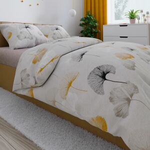 GINKO ágyneműgarnitúra 220x200 cm - szatén pamut, finom virágminta 146839941 - Ágynemű - ifjúsági és felnőtt