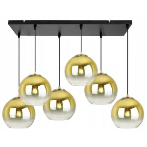 FÜGŐLÁMPA MENNYEZETI CSILLÁR ARANY LÁMPABURNY 20 CM 146842677 - Lámpa & Világítás