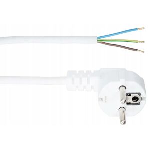 CSATLAKOZÓKÁBEL SZÖGÖS CSATLAKOZÓVAL 3*1.5 OHM ŻO 3M FEHÉR - E+20-008 146843663 - Kábel & Tartozék