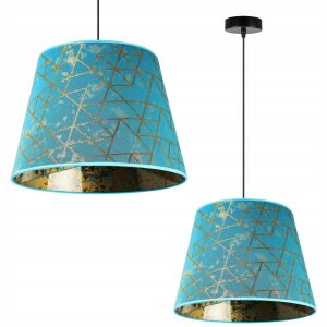 FÜGŐLÁMPA, MENNYEZETI CSILLÁR, LÁMPABÚRA, ARANY MINTÁVAL 146844320 - Lámpa & Világítás