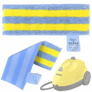 Ściereczka żółta z mikrofibry do parownic Karcher EasyFix | Zamiennik 2.863-259.0 | Mocowanie na rzep | Do płytek, podłóg, paneli | 146844610 - Gőztisztító kiegészítő