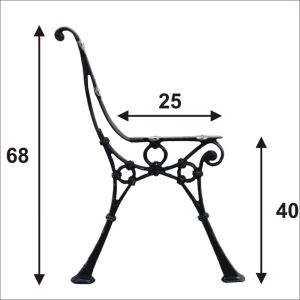 KÖZEPES PAD LÁB (4 DESZKA) - LEG SRE3 146845202 - Kerti pad