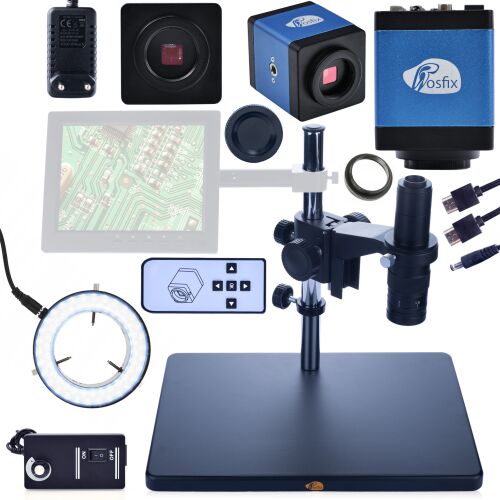 Rosfix Earth Pro MCEP-0.5X digitális mikroszkóp + Scorpius Pro KMSP-HDMI-USBI kamera + megvilágító + Draco Blue kamera 146847103