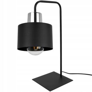 MODERN ÉJJELI ASZTALI LÁMPA FEKETE LED LÁMPA