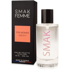 SMAK FOR WOMEN 50 ml - FÉRFIAKAT CSÁBÍTÓ FEROMONOKKAL RENDELKEZŐ NŐI PARFÜM - 73265679