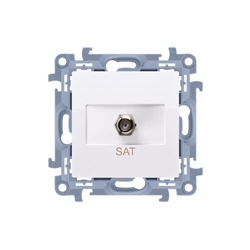 SIMON 10 EGYSZERES F TÍPUSÚ ANTENNAALJZAT F FEHÉR - S+843090