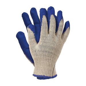 GUMIBEVONATÚ KÉK 450-ES OVERALL KESZTYŰ 9-ES MÉRET - 10 PÁR - REK RUN 459