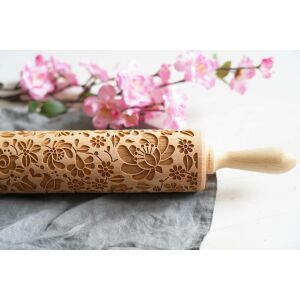 MoodForWood fa sodrófa, gravírozott, 43 cm fogantyúkkal, sütéshez tökéletes - magyar népi minta 146848345 - Sodrófa & Nyújtófa