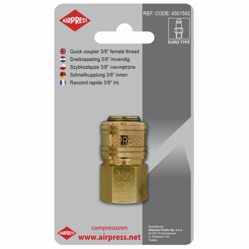 GYORSCSATLAKOZÓ 3/8'' BELSŐ MENETTEL - AP 4301502