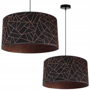 FÜGŐLÁMPA, MENNYEZETI CSILLÁR, LÁMPABÚRA, RÉZ MINTÁVAL 146848827 - Lámpa & Világítás