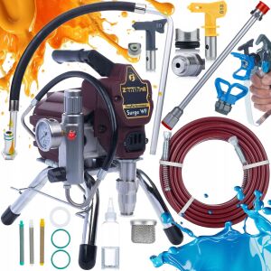 Zenthril Zenthril Surge WF festőgép, 1800W 20Mpa 0.019"", 2L/perc, EasyPerformance sorozat + 50cm-es lándzsa + 3x szűrő: 30, 60, 100 + 513-as festőfúvóka 146849957 - Építkezés & Felújítás