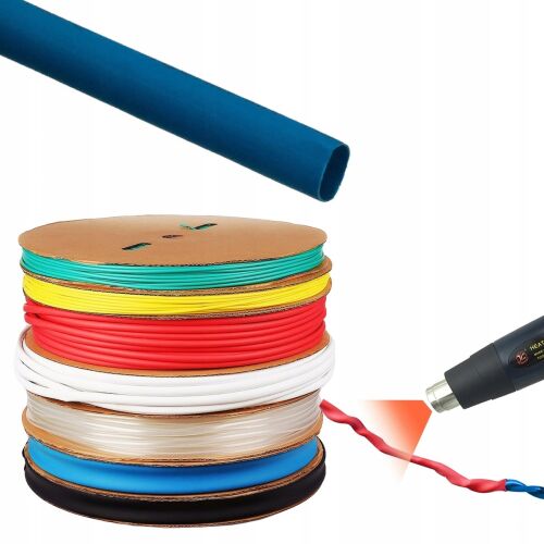 Kék zsugorcső 20mm 1m