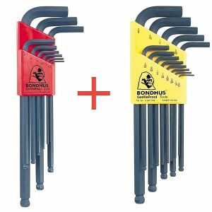 ZESTAW IMBUSÓW DŁUGICH Z KULKĄ METRYCZNYCH I CALOWYCH,22SZT. - L/BO20199