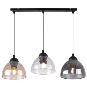 VENICE FÜGGŐLÁMPA 3 LAPOS VEGYES LÁMPABURJÁVAL E27 146851167 - Lámpa & Világítás