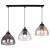 VENICE FÜGGŐLÁMPA 3 LAPOS VEGYES LÁMPABURJÁVAL E27 146851167