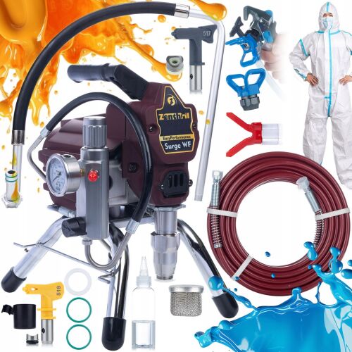 Zenthril Zenthril Surge WF festőgép, 1800W 20Mpa 0.019"", 2L/perc, EasyPerformance sorozat + festőruha 185cm + fúvókavédő + fúvóka 519 146851650