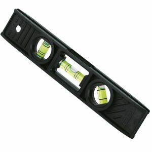 TORPEDÓ VÍZMÉRTÉK 20CM, 3 LÖVEDÉK, ABS TEST - S/42-294-0 146852390 - Vízmérték