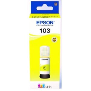 Epson T00S4 (103) YL sárga (YL-Yellow) eredeti (gyári, új) tintapalack 146853347 - Irodatechnika