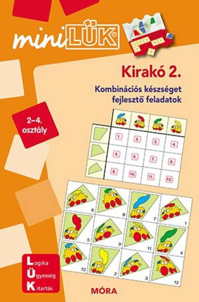 Kirakó 2. - miniLÜK - Kombinációs készséget fejlesztő füzet 2-4.
