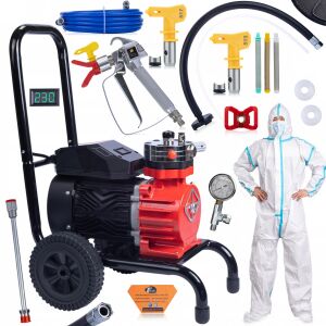 Rosfix Red Strong Storm 1100 RSS05 3500W 22MPA 18L/perc festőgép + Overall + 2x tömítés + Fúvóka 513 + Szűrők 30/60/100 mesh 146857094 - Építkezés & Felújítás