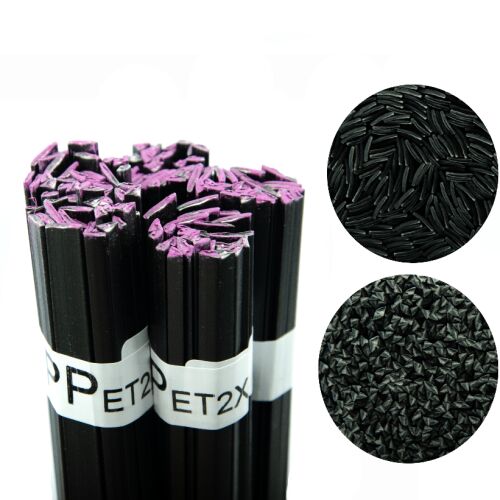 Műanyag hegesztőanyag PP+ET2X Fekete 100g 146857589